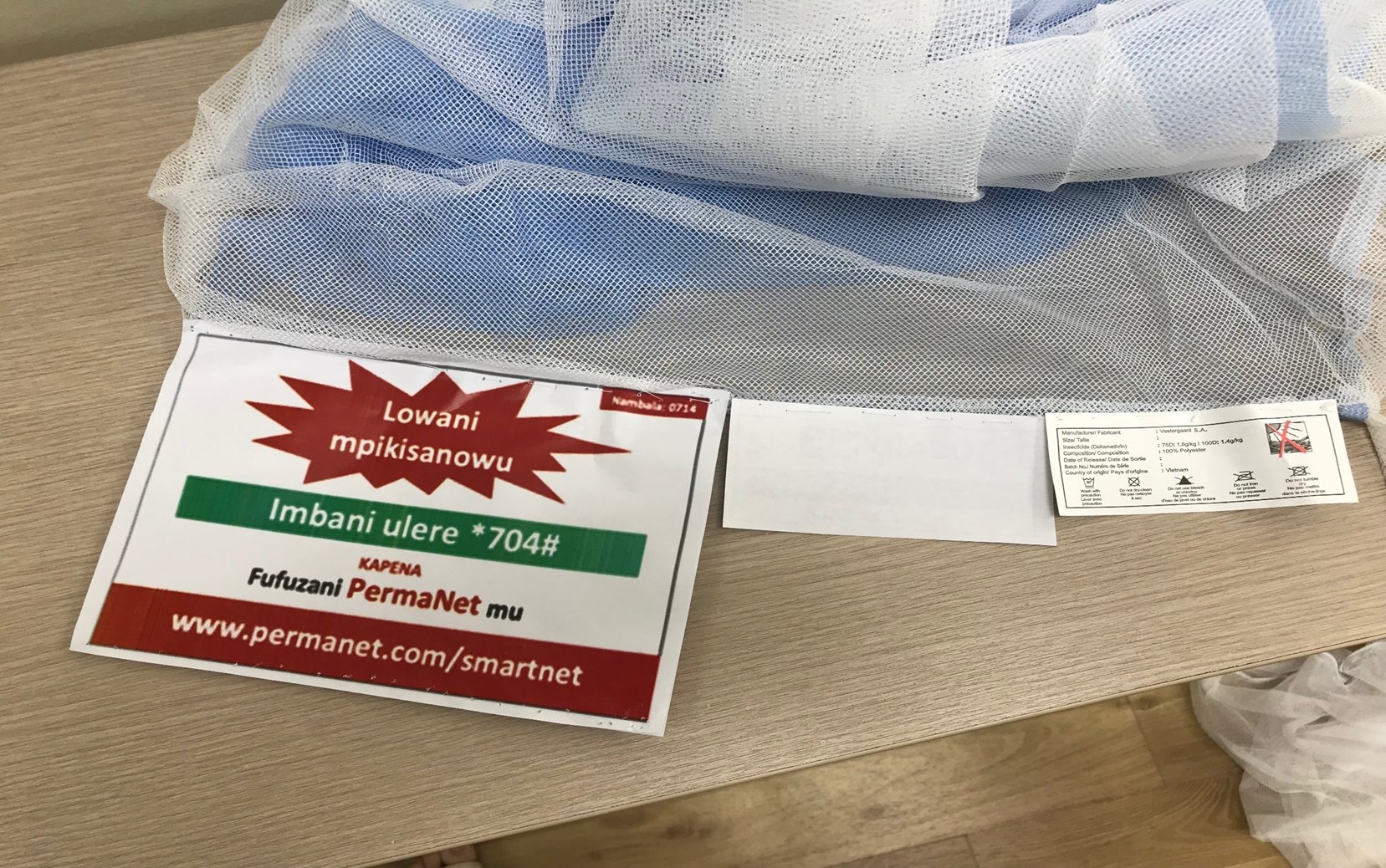 SmartNet Initiative PermaNet LLIN with bilingual label, Malawi